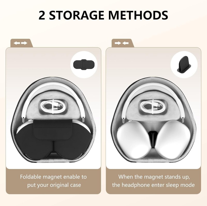 for Airpods Max Case Cover,Smart Case with Sleep Mode Made by Air pods,Compatibl gallery
