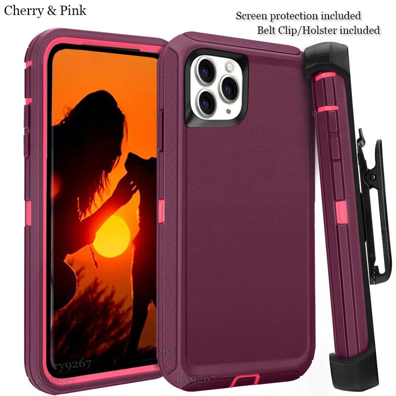 For iphone 13 | 13 Pro Max Case Cover w/Screen & Clip fit Otterbox Defender