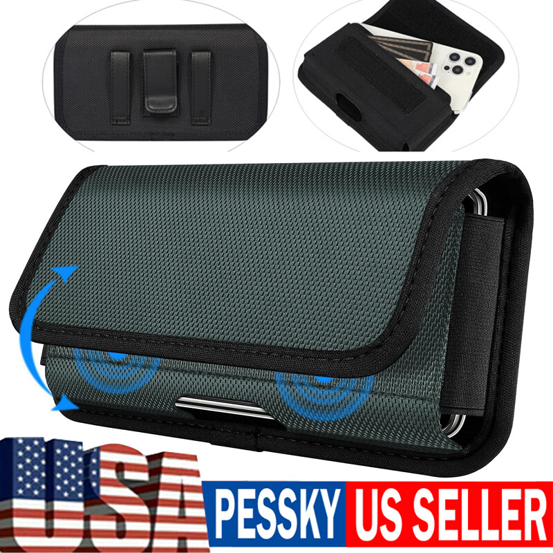 Cell Phone Pouch Waist Tactical Army Belt Bag With Metal Belt Loop Clip Holster