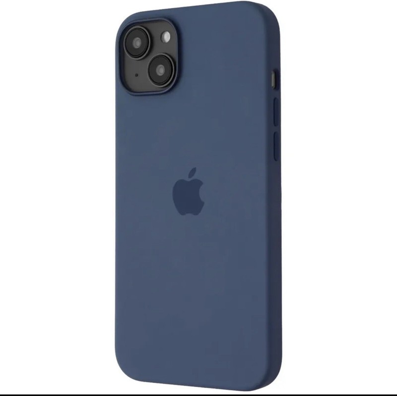 Apple Silicone Case for MagSafe for iPhone 14 Plus – Storm Blue (MPT53ZM/A)