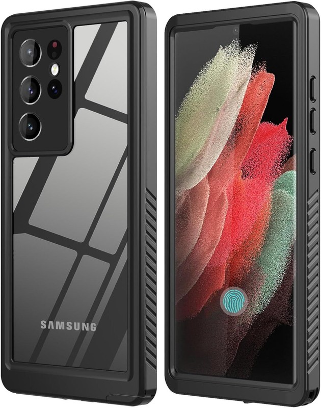 Shockproof Waterproof Case For Galaxy S21, S21+, S21 Ultra Plus Screen Protector gallery