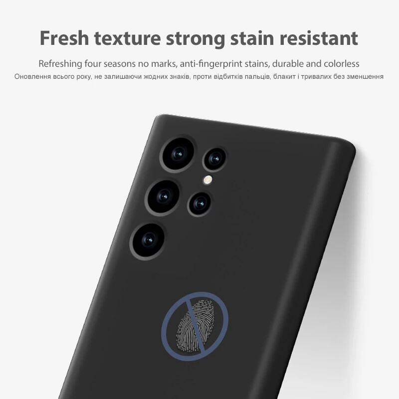 Silicone Phone Case & Screen Protector For Samsung Galaxy S22 S23 24 S25 Ultra gallery