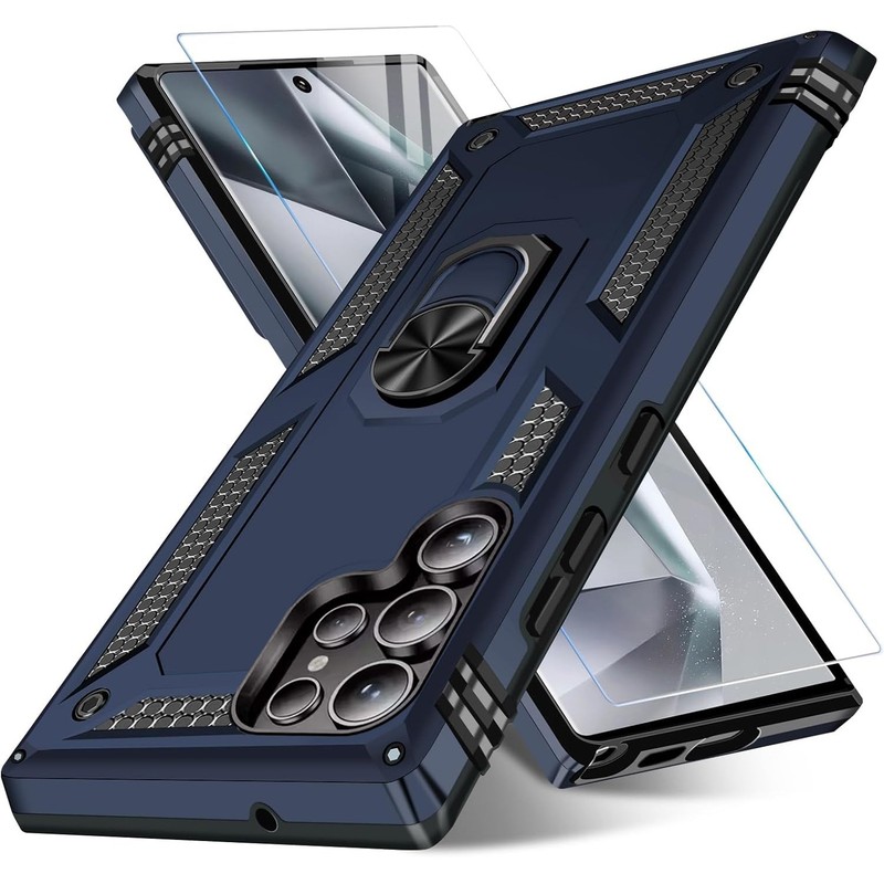 For Samsung Galaxy S23 Ultra Case S23 Plus Phone Cover Shockproof+Tempered Glass gallery