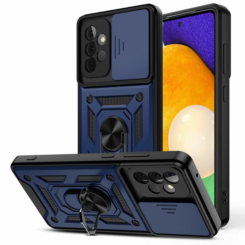 For Samsung Galaxy A42 5G A32 A12 A52 Lens Slide Shockproof Phone Case Cover