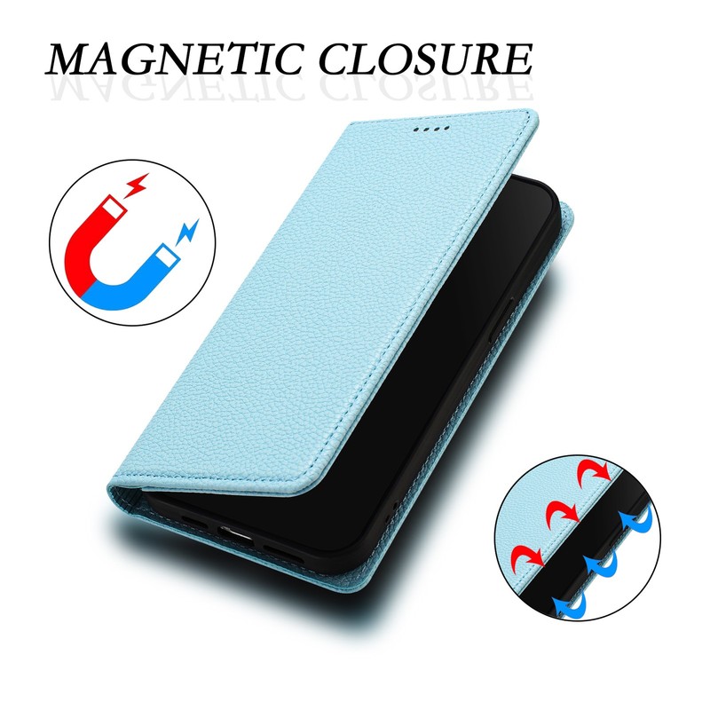 Magnetic Wallet Case For iPhone Samsung Honor Flip Stand Leather Phone Cover Hot gallery