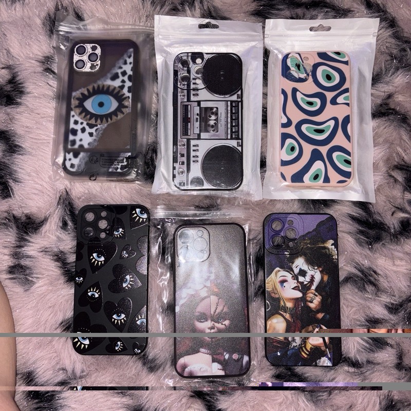PrimeConnect 7 Glitter Patterned Cases for iPhone 14/13/12 Pro Max gallery