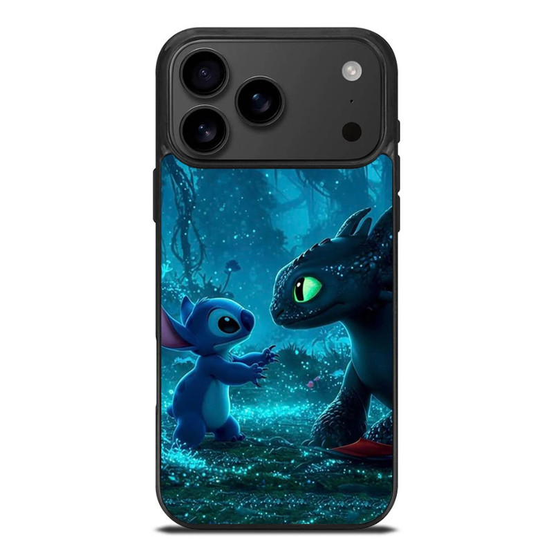 TOOTHLESS AND STITCH TRAIN YOUR DRAGON iPhone Impact Case