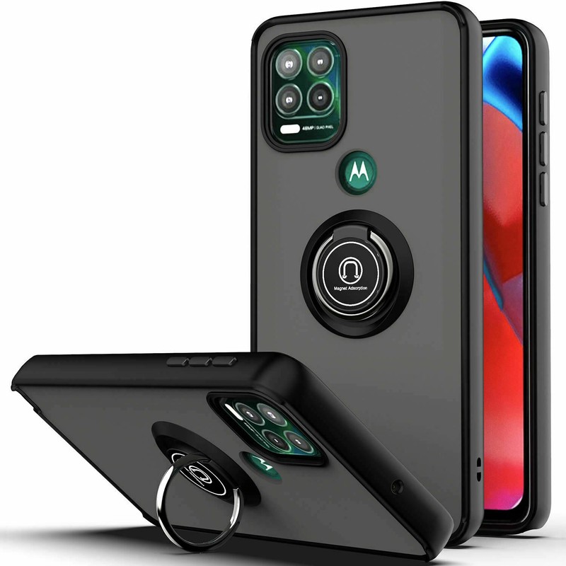 Hot Ring Luxury Magnetic Shockproof Case For Motorola Moto G Stylus 5G (2021)