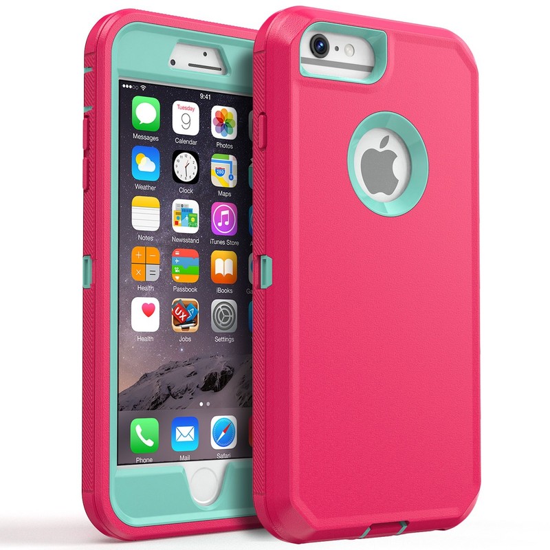 Pink For Apple iPhone 6 6s 7 8 Plus Case Shockproof Protective Hard Phone Cover