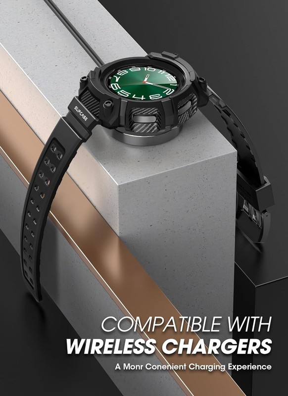 For Samsung Galaxy Watch 6 Classic 47mm Case, SUPCASE Bands Strap +Screen Cover gallery