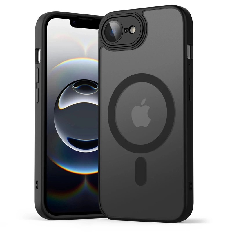 For iPhone 16e Phone Case Magnetic Translucent Slim Shockproof Cover