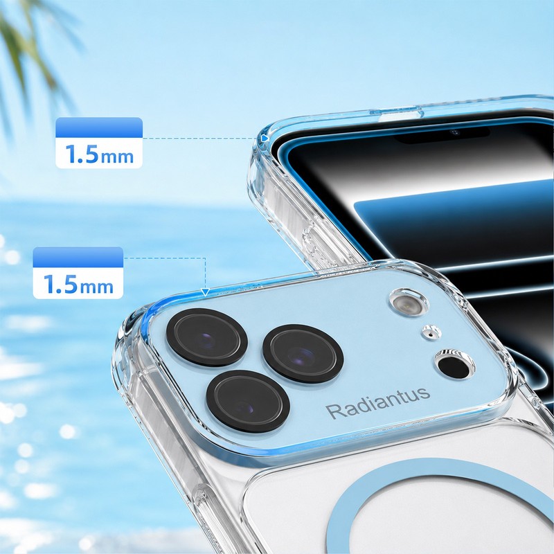 For iPhone 15 16 17 Pro Max Plus Shockproof Magnetic Mag Safe Case W/ Lens Cover gallery
