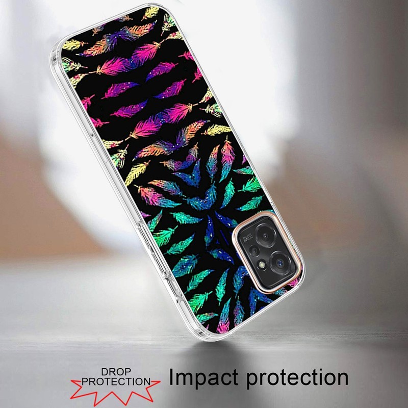 Creative Feather Design Hybrid Cover Case For Motorola G POWER 5G 2023 XT2311 gallery