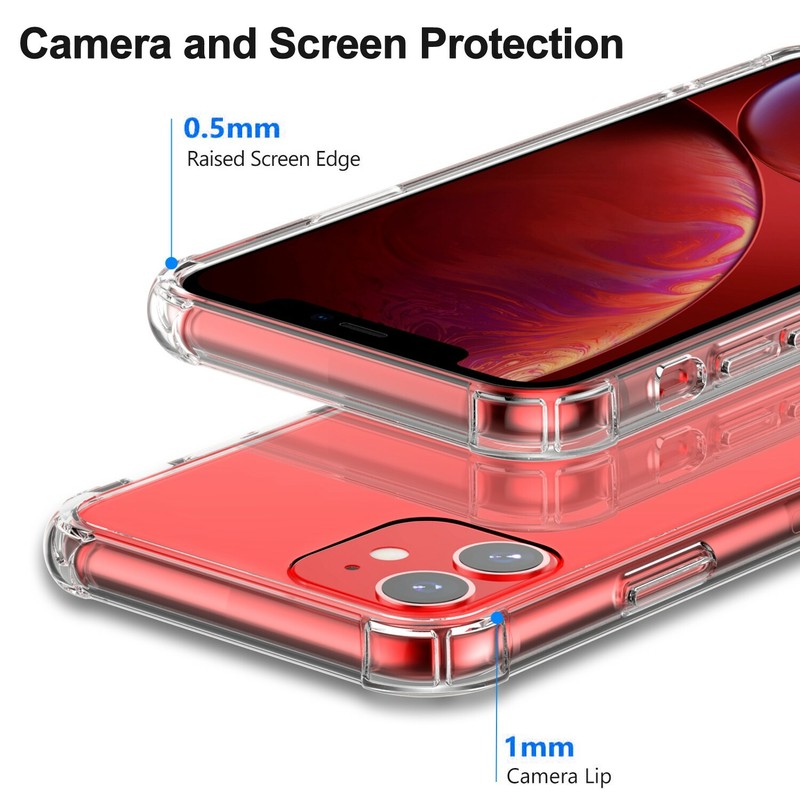 iPhone 11 Case Crystal Clear Anti-Scratch Anti-Yellowing Shock Absorption cover gallery