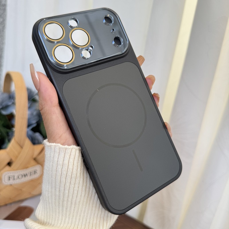 For iPhone 17 Pro Max 16 15 14 w/ Lens Protector Shockproof Matte Magnetic Case