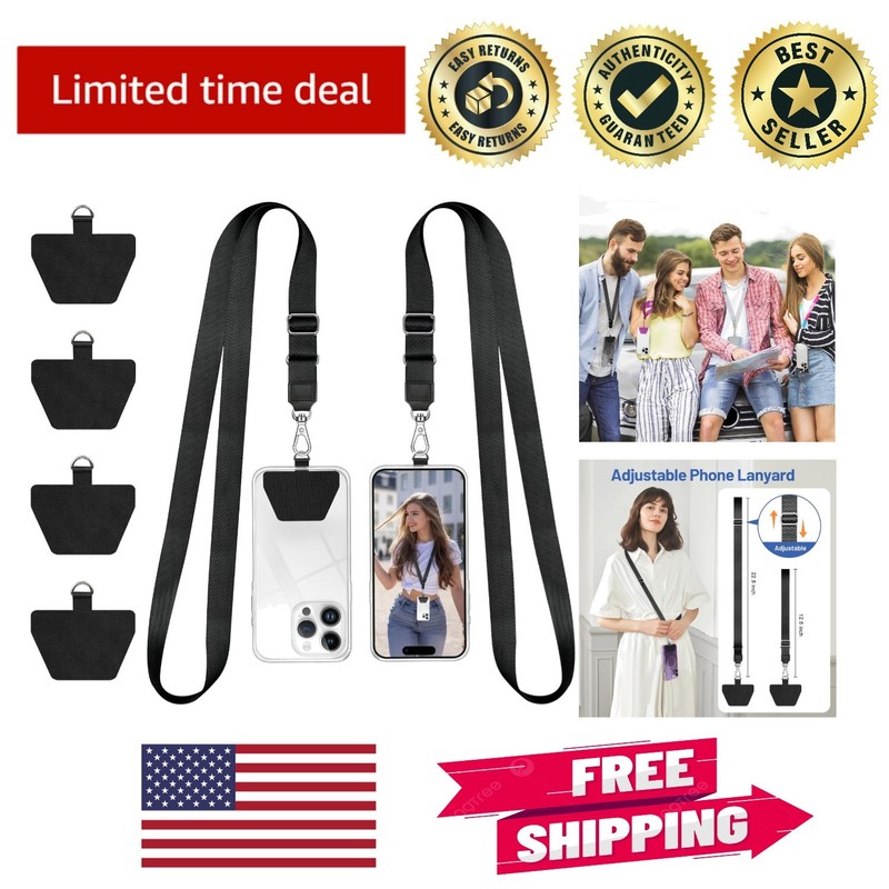 Multi-Functional Phone Lanyard & Strap Holder | Compatible with Most Smartphones