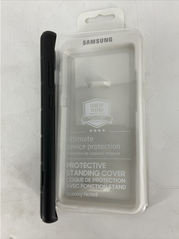 Samsung Galaxy Note 8 Black Protective Standing Cover Genuine OEM NEW gallery