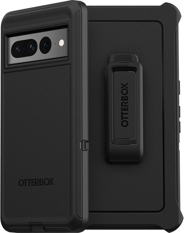 OtterBox Defender Series Case for Google Pixel 7 Pro Black Rugged Cover +Holster gallery