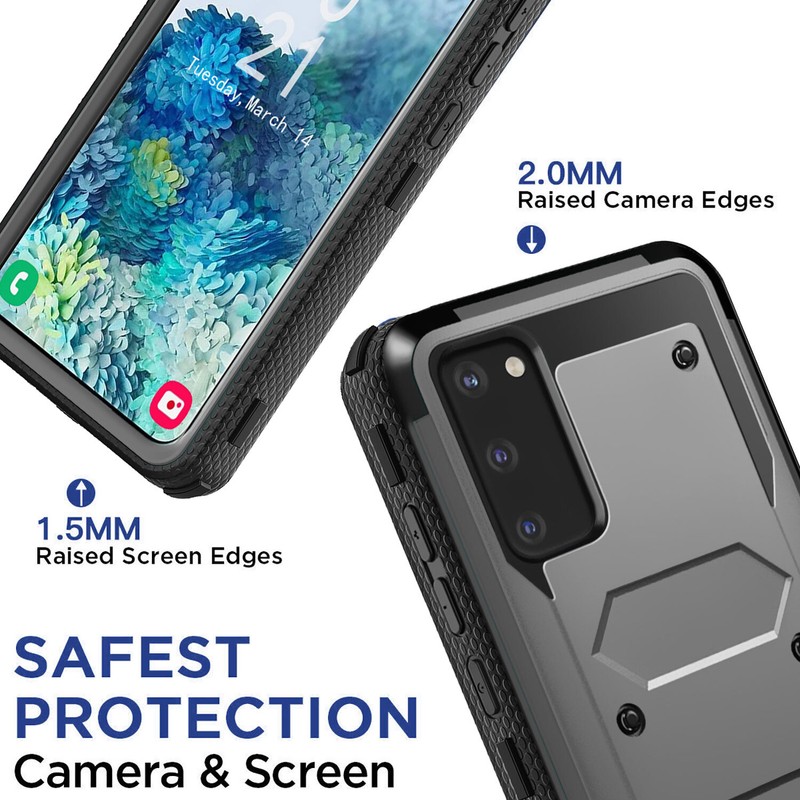 Shockproof Silicone Rubber Case Cover For Samsung Galaxy S20 Ultra/Plus S20 FE gallery