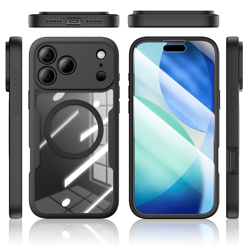 360° Full-Body Magnetic Case With Built-in Screen For iPhone 17 Pro Max/ 17 Pro gallery