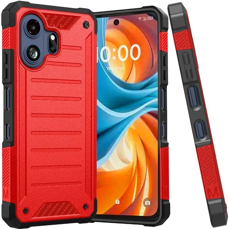 For TCL NXTPAPER 70 Pro Phone Case Tough Lined Design Hybrid Protection Corners
