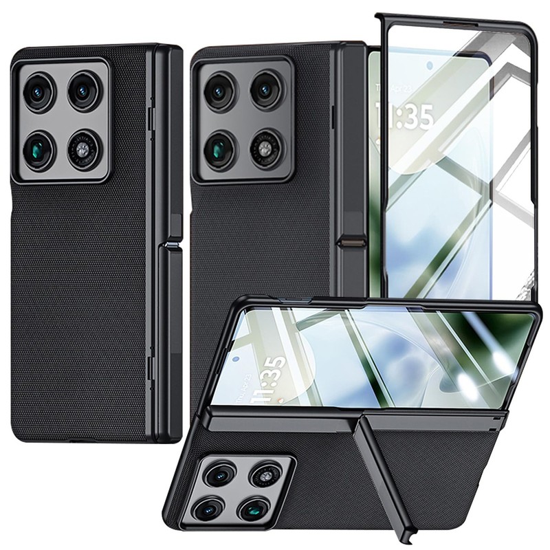 For Motorola Razr Fold 2026 Shockproof Hinge Protection Case Stand Screen Cover