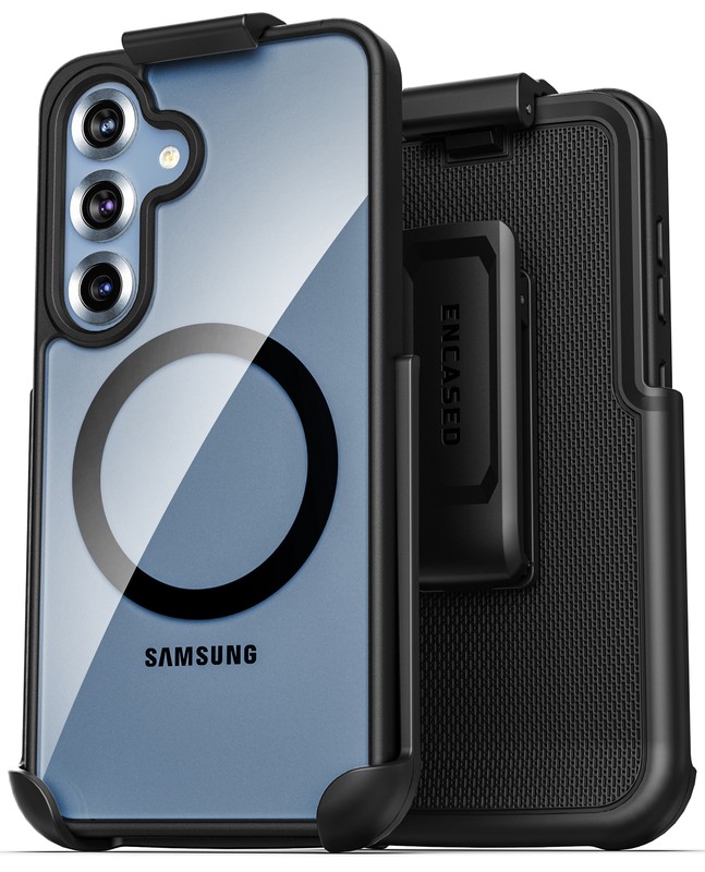 Samsung Galaxy S25 Slimshield Clear Case with Belt Clip Holster