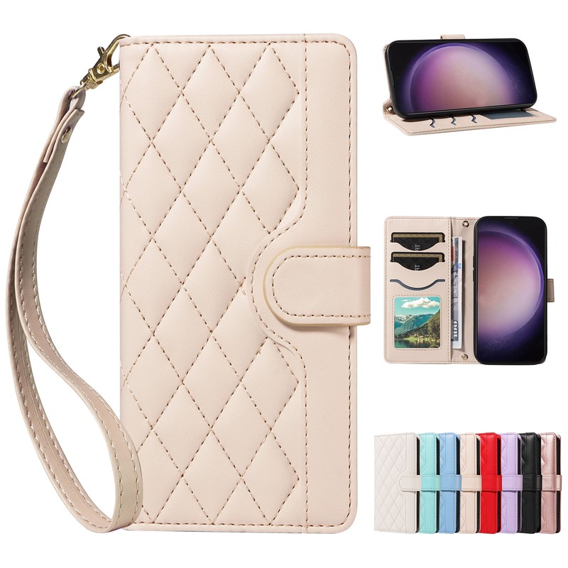 PU Leather Folio Stand Wallet Case For Samsung Galaxy S25 Ultra S24 S23 S22 S21 gallery