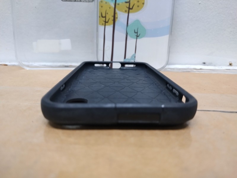 Color Fashion Silicon/ UV Coated Polycarbonate iPhone X Protective Case - Black gallery