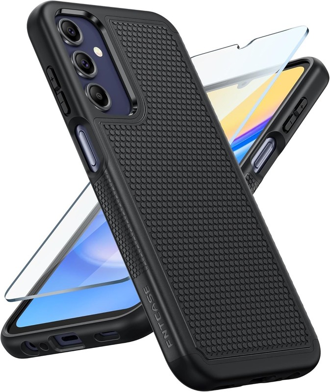 FNTCASE for Galaxy A15-5G Phone Case: Samsung Galaxy A15 5G Dual Layer Protectiv