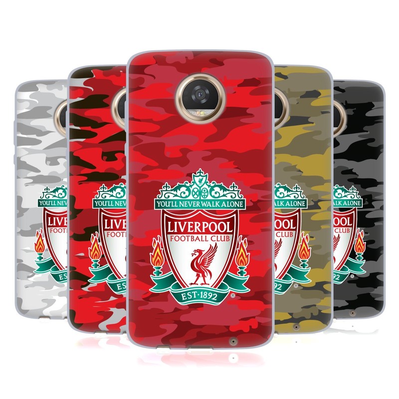 OFFICIAL LIVERPOOL FOOTBALL CLUB CAMOU SOFT GEL CASE FOR MOTOROLA PHONES