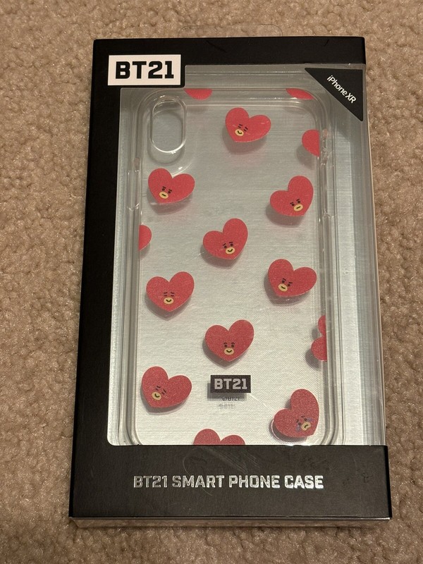 BT21 Tata Smart Phone Case iPhone XR BTS Kpop Phone Case Cover Kawaii