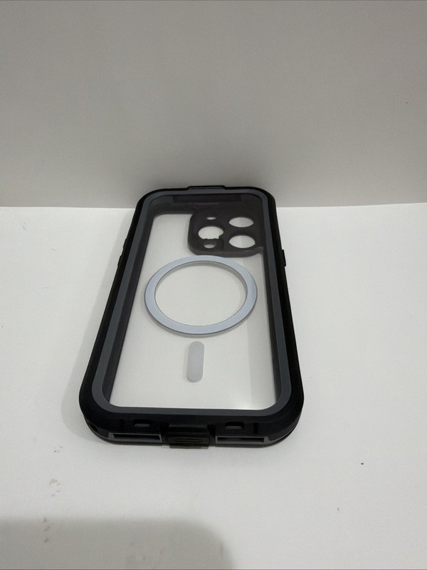 IP68 Waterproof iPhone 15 Pro Case, Full Body MagSafe Drop Protection Black gallery
