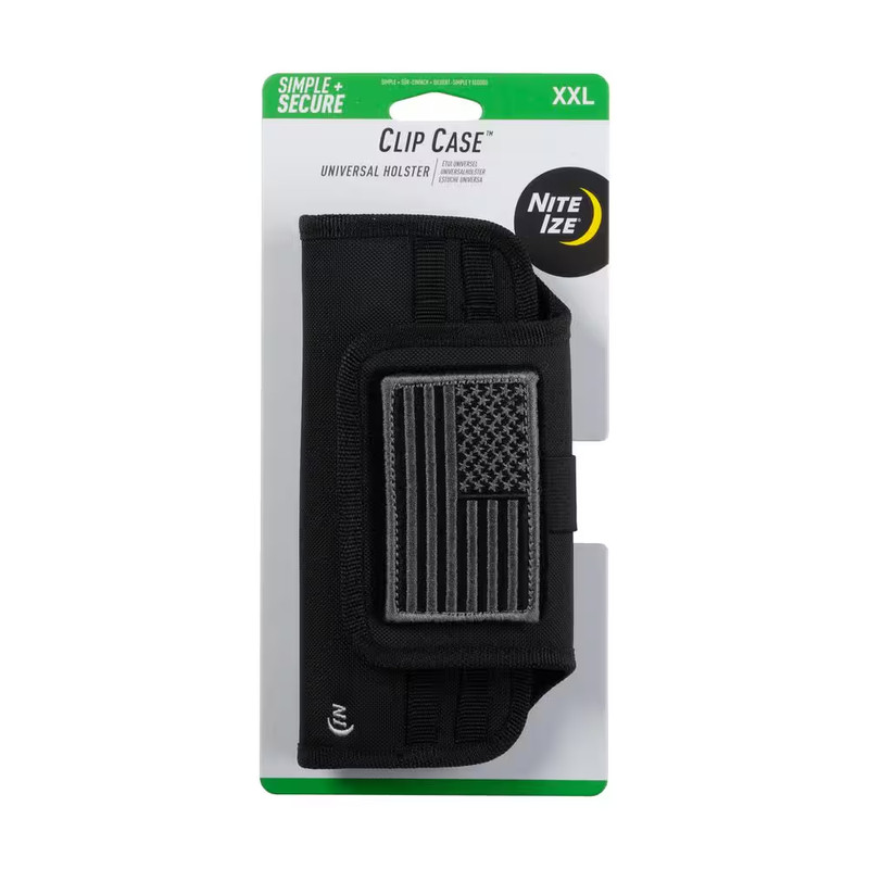 Clip Case Horizontal Universal Phone Holster – XXL – USA Patch
