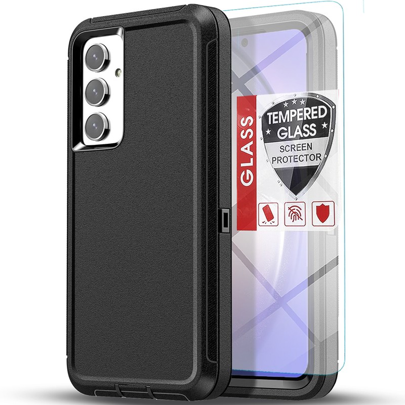 For Gabb Phone 4 Pro Case Heavy Duty Phone Cover + Tempered Glass Protector