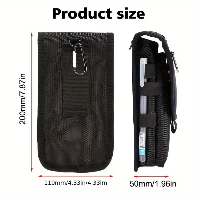 2pcs Dual Phone Holster, Large Smartphone Pouch, Belt Cell Phone Holder for Work gallery