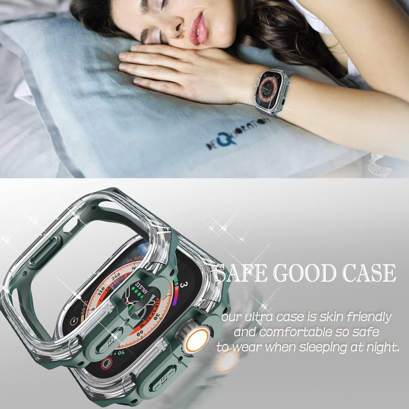 40/44/45/49mm Bumper Case For Apple Watch Series 9/8/7/SE/6/5/4 Heavy Duty Cover gallery