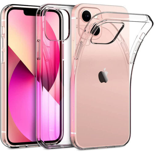 IPhone 15 14 13 12 11 Pro Max Mini Soft Silicone Clear Cover Shockproof Case LOT gallery