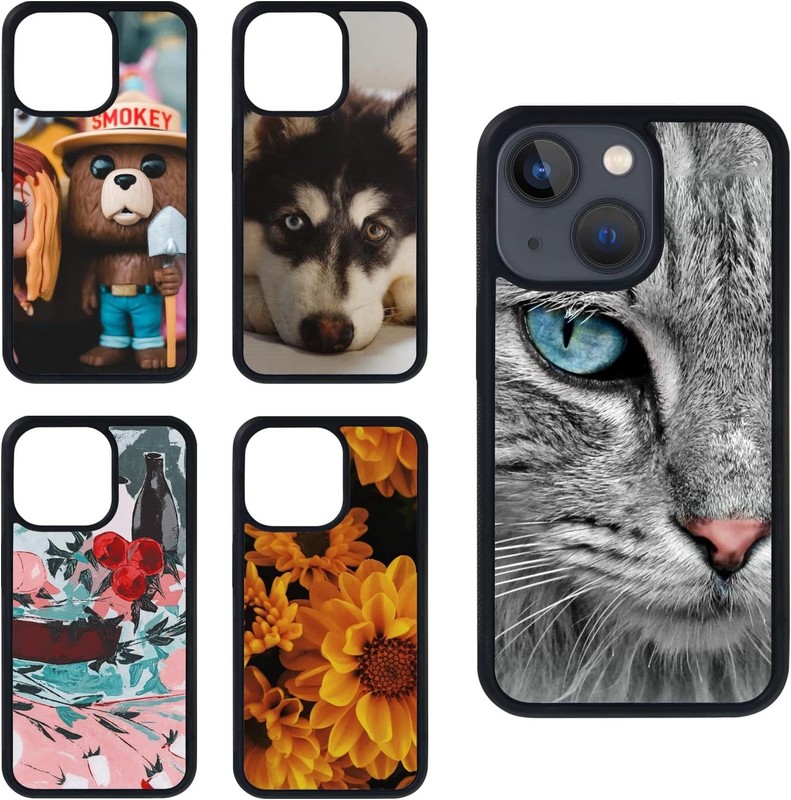 Custom Phone Case with Pet Photo Name,Ideal Gift for All Animal Cat Pet Parents gallery