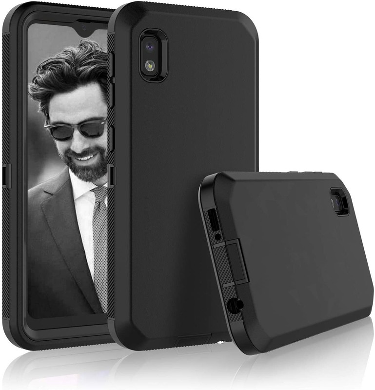 For Samsung Galaxy A10e Full Cover Phone Case Cover + Tempered Glass Protector