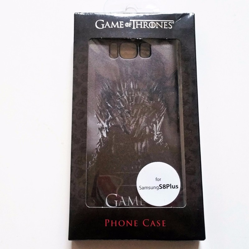 GAME OF THRONES Iron Throne Back Case for Samsung Galaxy S8 Plus Brand NEW