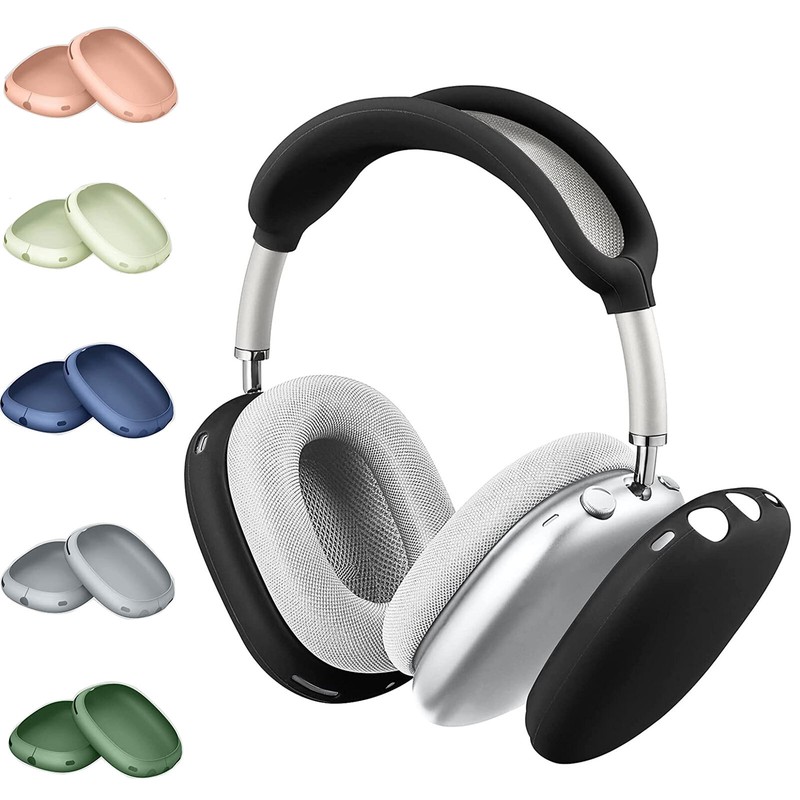 Soft Silicone Case Anti-Scratch Cover For Apple AirPods Max Headphones Headband