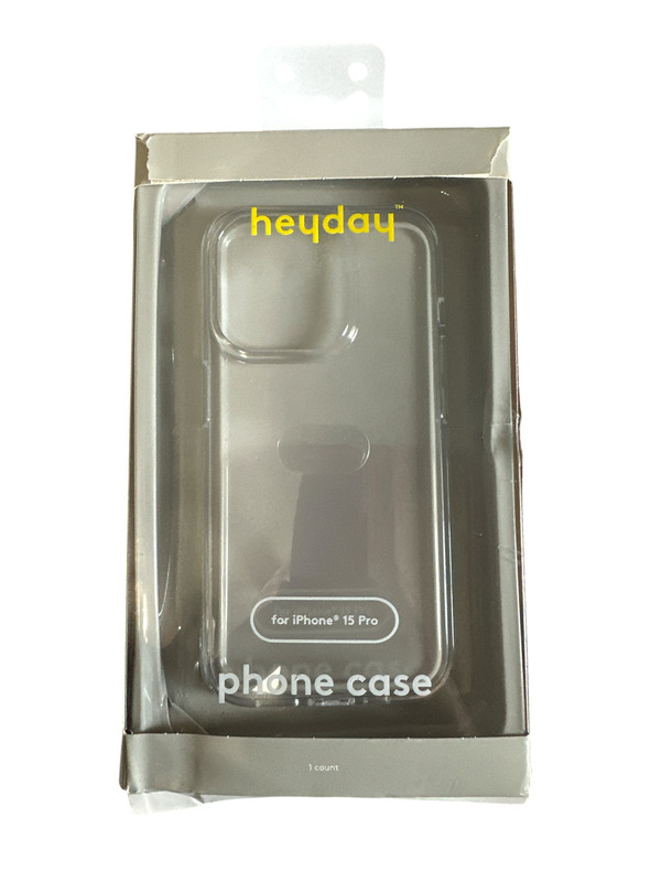 iPhone 15 Pro Case - heyday™ Clear - Wireless Charging Compatible, Polycarbonate gallery