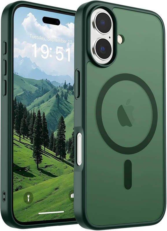 Magnetic for Iphone 17 Case (Compatible with Magsafe)(Military Grade Drop Protec