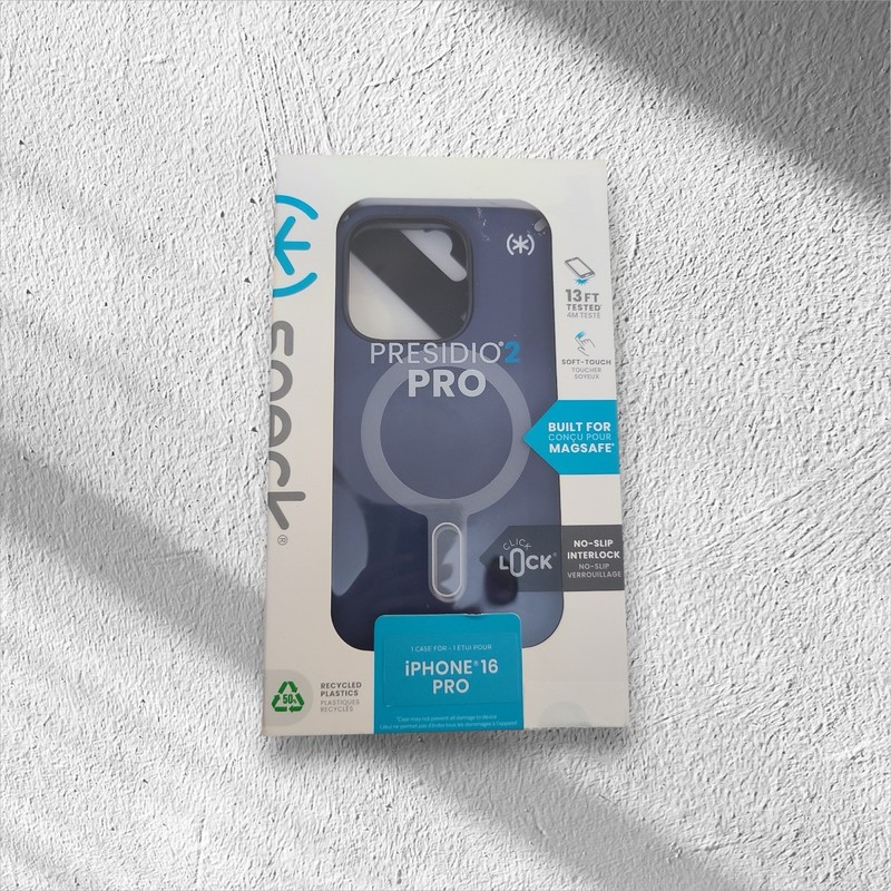Speck Presidio2 Pro MagSafe Case iPhone 16 Pro – Coastal Blue