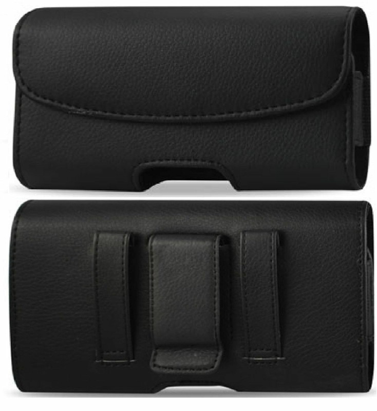 Small Leather Carrying Phone Holder Case With Belt Clip For Orbic Journey V /L