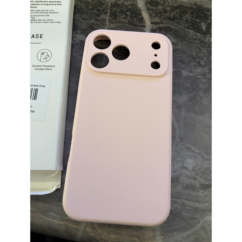KTELE iPhone 15 Pro Max Magnetic Silicone Case Chalk Pink DROP+ Series NEW
