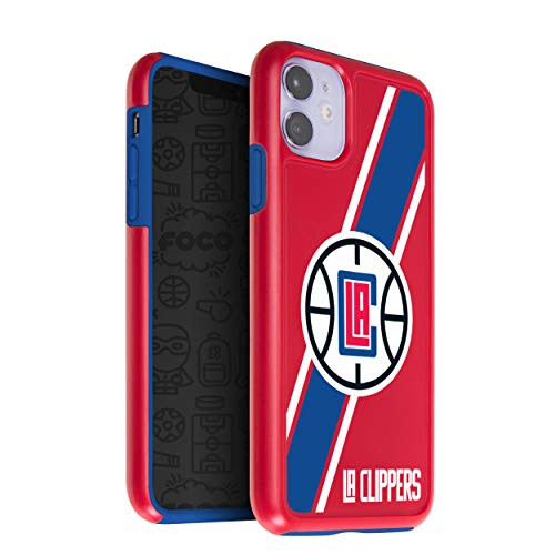FOCO NBA Los Angeles Clippers Hybrid Case for iPhone 11 Pro, X & XS (5.8″)