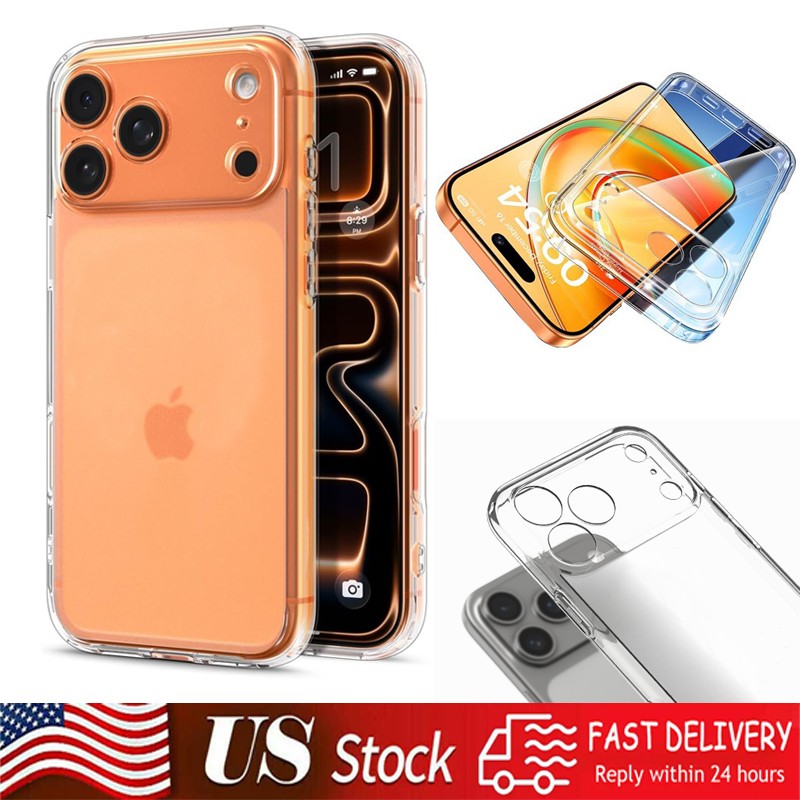 Case For iPhone 17 Pro /17 Pro Max /17 Air Ultra-thin Soft TPU Clear Phone Cover