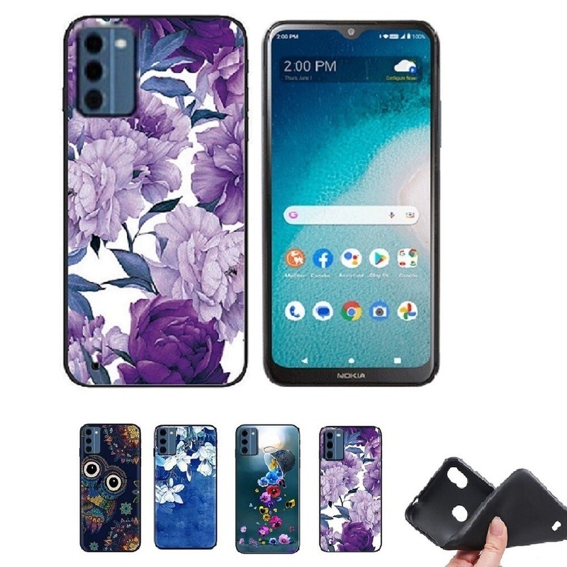 For Nokia C300 N155DL, Flexible TPU Gel Patterned Cover Case